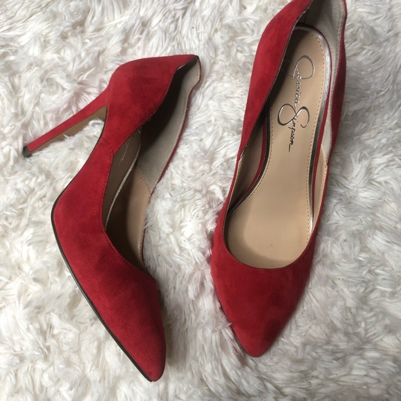 Jessica Simpson Shoes - Red Jessica Simpson Pumps